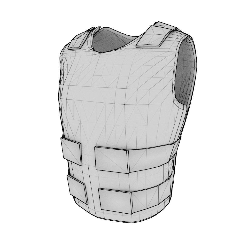 kevlar bulletproof vest basic preview image 3